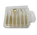 Kit 6 puntas metálica laboratorio dental